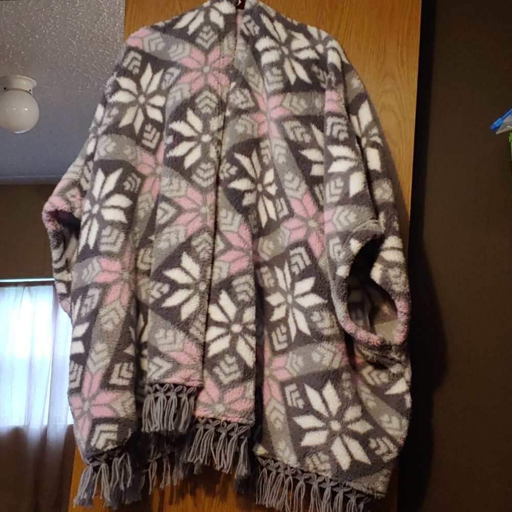 Blanket cardigan